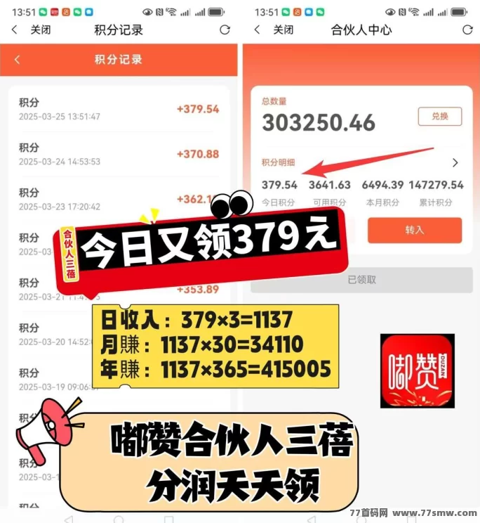 嘟赞返利APP上线！不花钱也能赚，边买边省，积分还能变三倍！