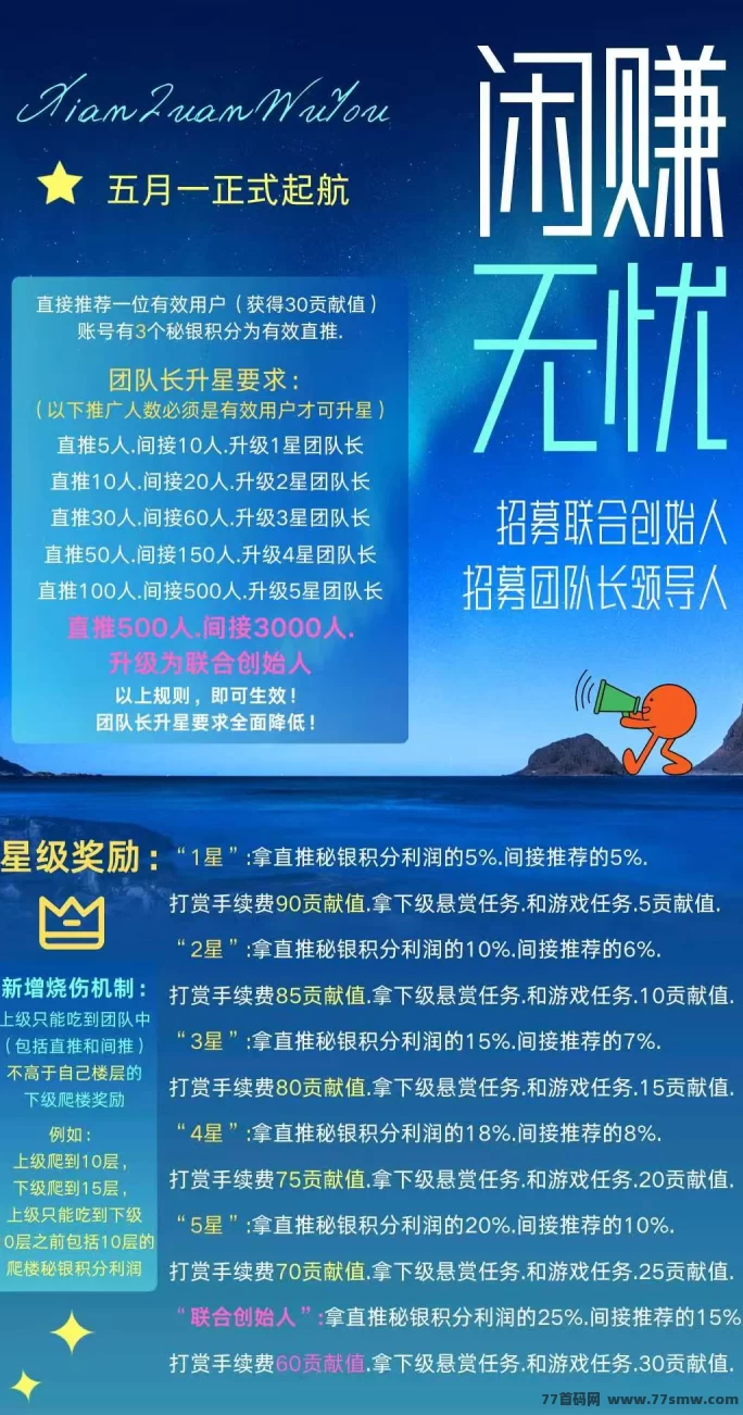 闲赚无忧首码上线！零撸赚米轻松日入，爬楼模式支持多号操作！