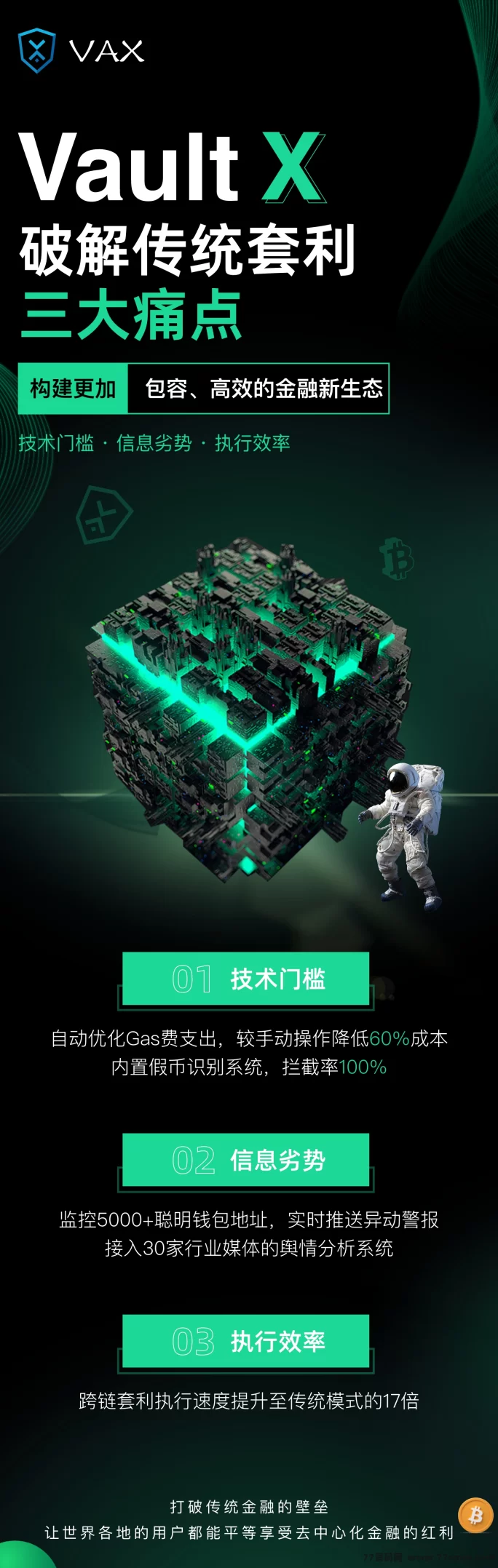 VAX上线在即！去中心化金融新势力，首批团队招募中！