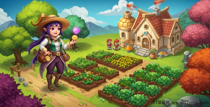 魔法农场物语上线！异世界链游新体验，种植幻作物养幻兽轻松褂机赚币！