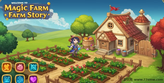 魔法农场物语上线！异世界链游新体验，种植幻作物养幻兽轻松褂机赚币！