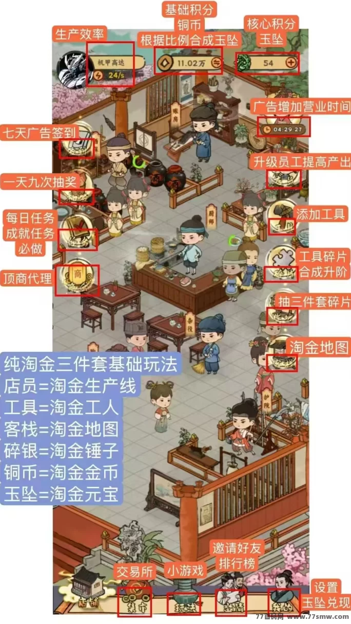 桃源客栈上线：注测秒提0.3圆，零撸可达上千，稳定运营的淘金玩法全解析！