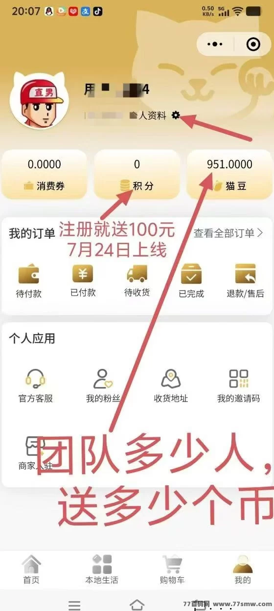 招财猫首码上线，零撸猫豆轻松薅大毛，提前锁定名额攻略！