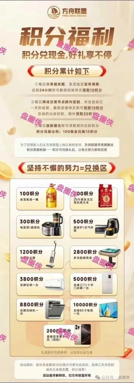 盘讯：最新资金盘项目曝光，国清汇，百域量化，方舟联盟，某某牧场随时可能卷钱跑路