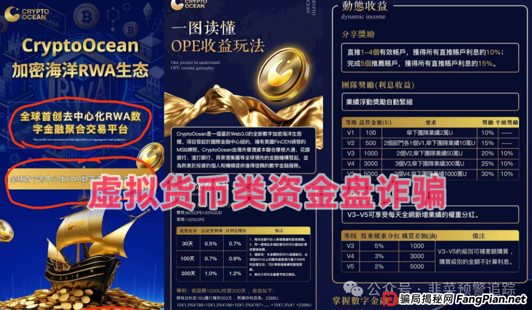 预警：近期即将崩盘跑路的资金盘骗局，星辉创投OSL，CXDAO，‬AIR1币，政企PPP基金，加密海洋RWA生态不远离小心被割！