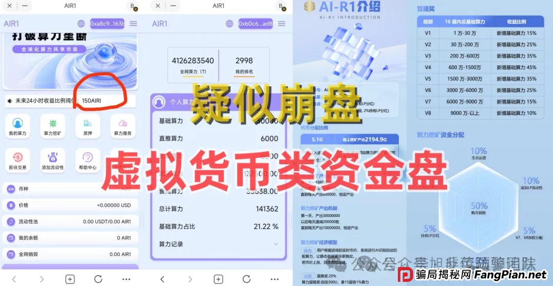预警：近期即将崩盘跑路的资金盘骗局，星辉创投OSL，CXDAO，‬AIR1币，政企PPP基金，加密海洋RWA生态不远离小心被割！