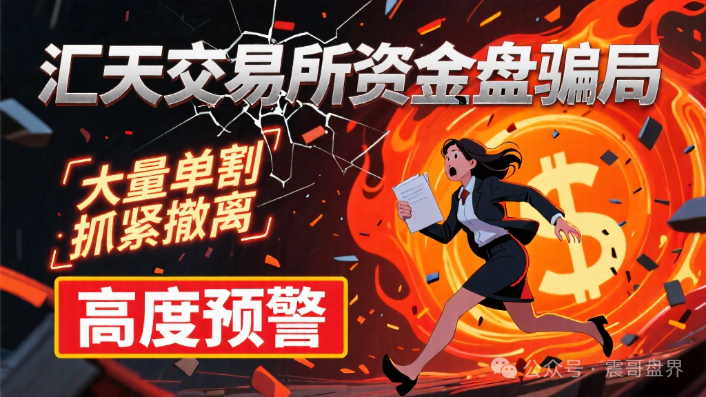 汇天交易所资金盘骗局，大量单割，抓紧撤离，高度预警