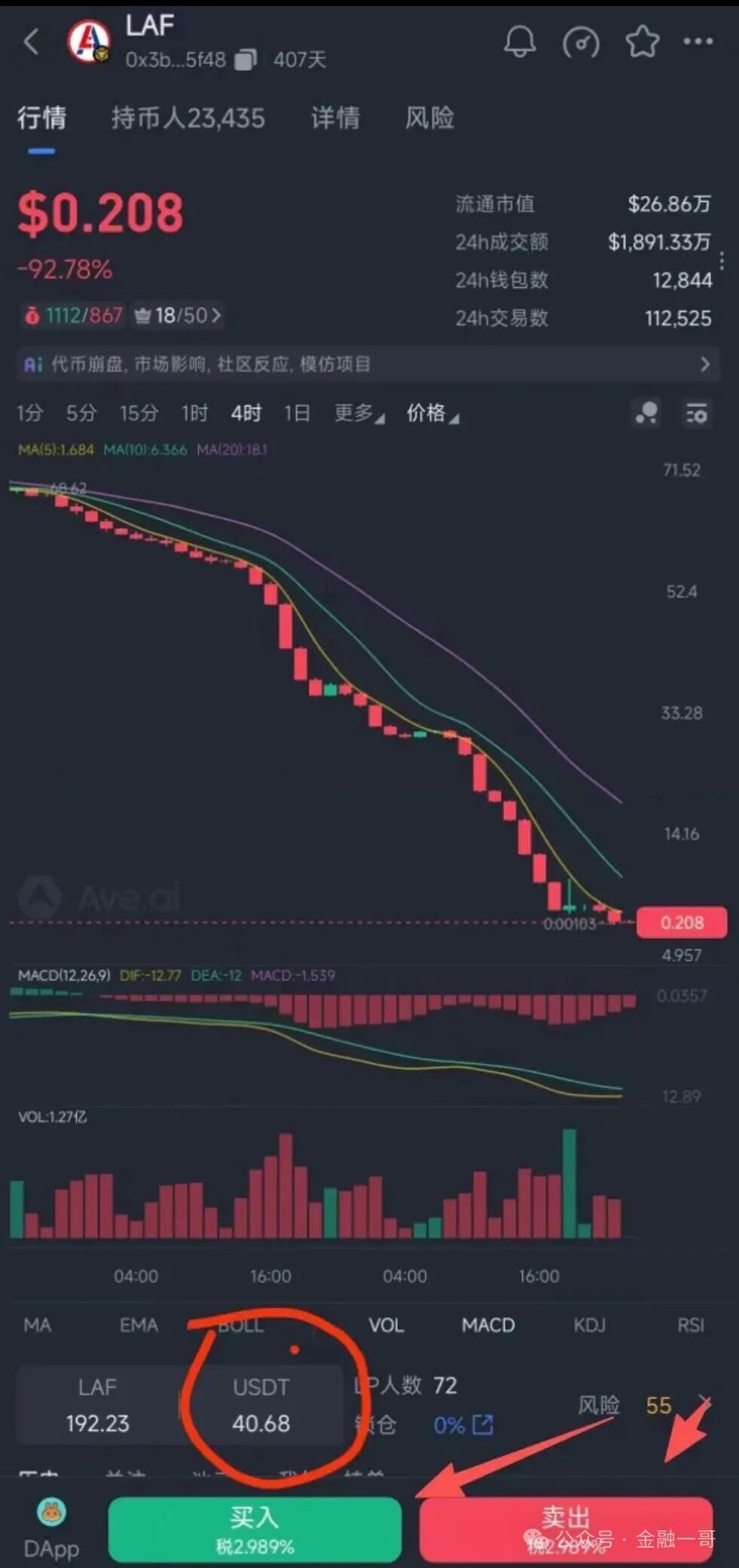 “LAF拉菲协议”暴跌归零，60个团队长被抓，彻底崩盘，血本无归