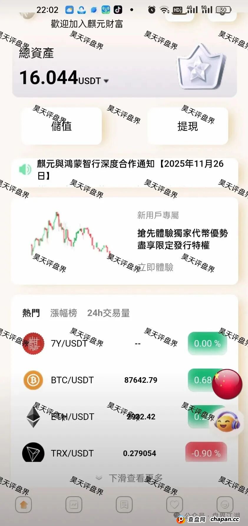 麒元财富跟单类资金盘骗局，多次单割会员，高度预警，看见一定要远离！
